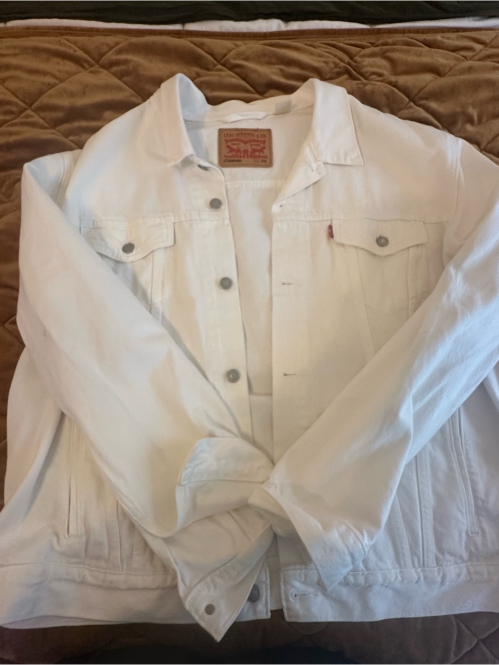Levi's White Denim Trucker Jacket